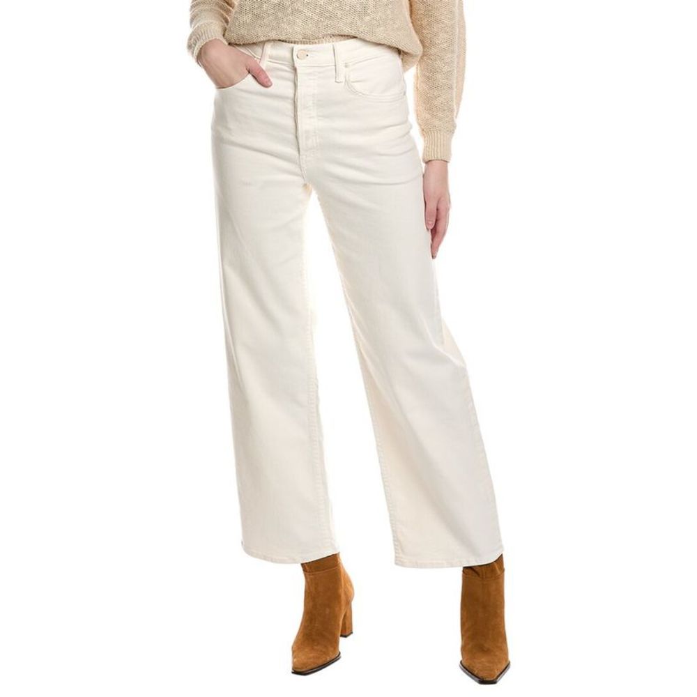 MOTHER Denim High-Waist Spinner Skimp Cream Puffs Wide Leg Jean